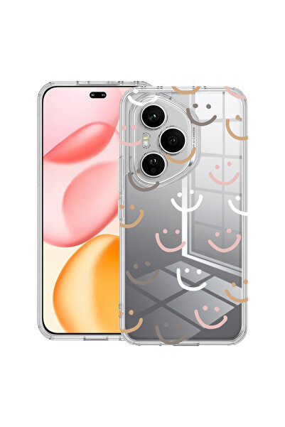 bestcase Carcasă transparentă din silicon pentru Honor 400 Pro, Smile Please,...