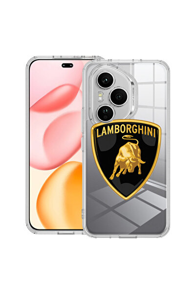 bestcase Carcasă transparentă din silicon pentru Honor 400 Pro, Lamborghini, ...
