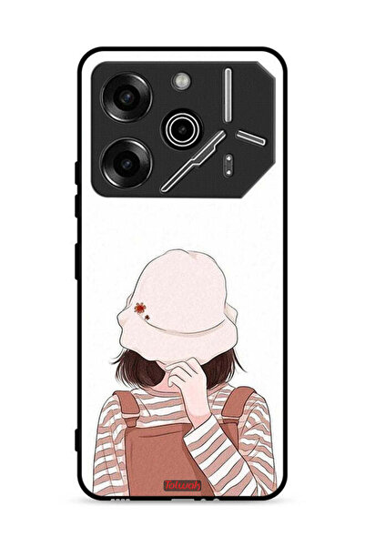 Tolwak غطاء حماية لهاتف تكنو بوفا 6 برو 5G بغطاء للوجه من القبعة