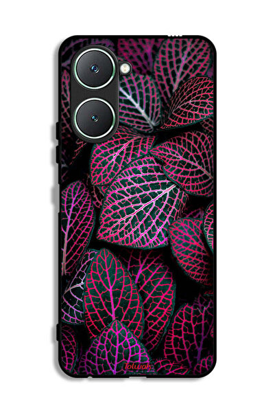 Tolwak غطاء حماية لهاتف Vivo Y18i 4G بنقشة أوراق سالجا