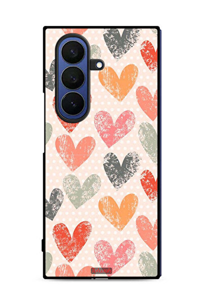 Tolwak غطاء حماية لهاتف سامسونج جالاكسي زد فولد 7 برسومات قلوب فنية