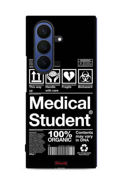 Tolwak غطاء حماية لهاتف Samsung Galaxy Z Fold7، ملصق لطالب الطب