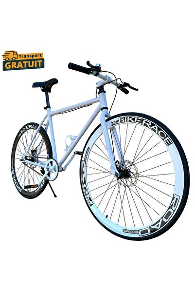 NEW SPEED Bicicletă urbană, roți 700C de 28 inch, ușoară, frâne pe disc, NS70