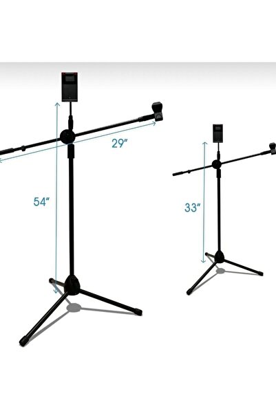 LEVONG LE-103SP Mikrofon Stant Tablet Tutucu Katlanabilir Açısı Ayarlanabilir