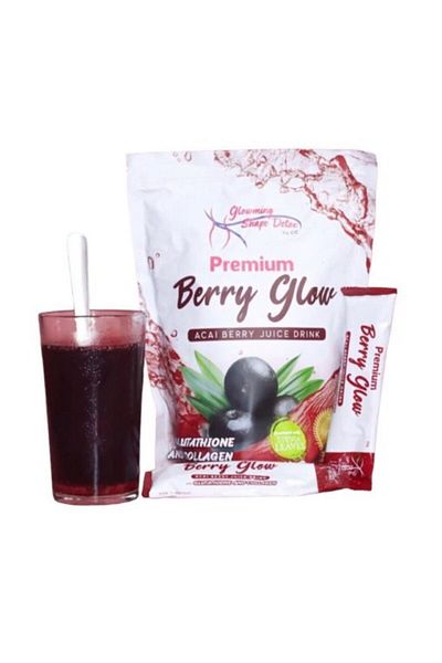 Detoxi Glowming Shape Detox Premium Berry Glow Acai Berry Juice Drink with Glutathione & Collagen
