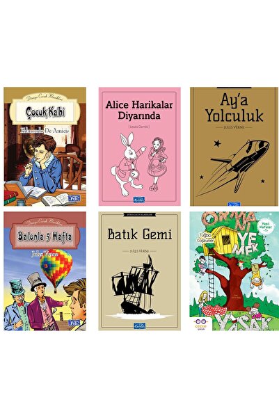 Parıltı Yayınları Yeşil Kafalar 1 Ormanı Yemek Yasak Ortaokul Okuma Seti 6 kitap