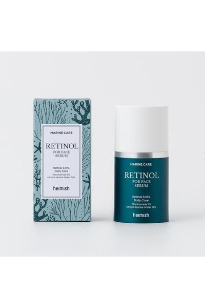 Heimish Retinol ve %5 niasinamid içeren yaşlanma karşıtı serum .Heimish Marine Care Retinol For Face Serum
