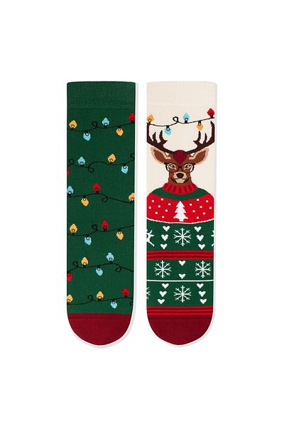 Pirin Hill Christmas cotton socks Rudolf
