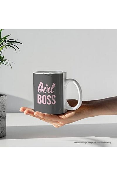 Stylizedd Designer Printed Coffee Mug with Heavy Duty Handle 11oz Ceramic Personalised Gift Mugs Cup