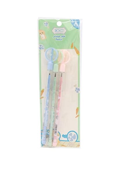 Roco قلم رصاص ميكانيكي بمروحة - رصاص متوسط 0.7 مم، ممتع وعملي