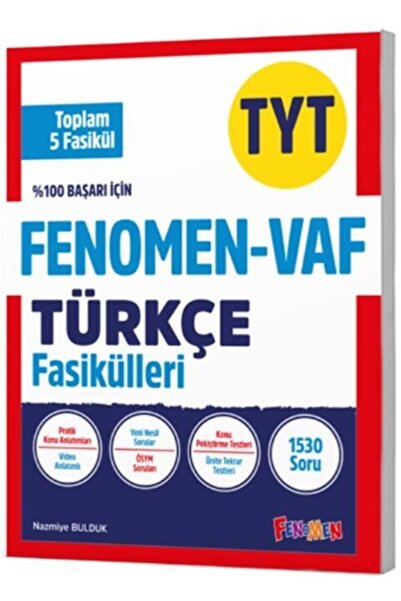 Kurmay Yayınları Fenomen 2026 TYT VAF Türkçe Fasikülleri Seti