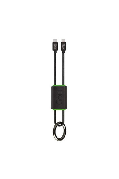 GOUİ LockKey USB-C to Lightning Keychain Cable – Portable Fast Charging Cable with Secure Clip