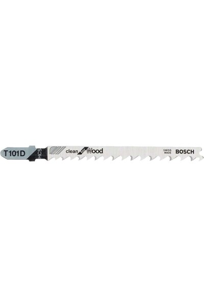 Bosch - Jigsaw blade T 101 D, 74/5.2mm for wood, 5 pieces [2608630032]