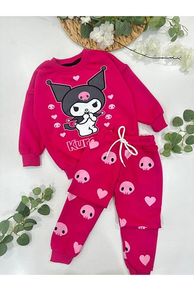 ChibuumKids Girl's colorful tracksuit set