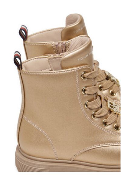 Tommy Hilfiger Girls Ankle Boots T1A5-33562-0376341 Gold