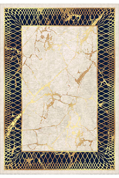 THEMODERNHANE Dijital Baskılı Makinede Yıkanabilir Antialerjik Kaymaz Leke Tutmaz Salon Mutfak Halısı ve Yolluk