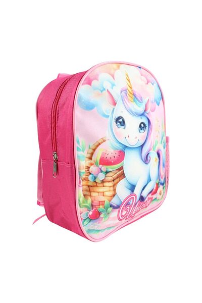 UNICORN Children's backpack, 26x22x10 cm, reinforced and adjustable straps, multicolor,