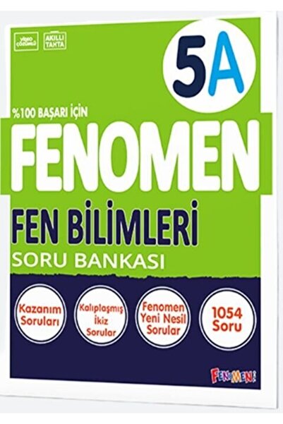 Anla Kazan Yayınları Fenomen 2026 5. Sınıf Fen Bilimleri A Fenomen Soru Bankası