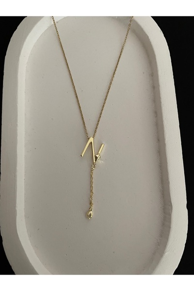 Luna Uzak Şehir Alya Harf Kolye N harfi