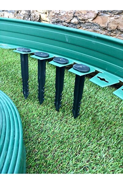 MF Botanik Bahçe Havuz Çim Ayırıcı Yeşil 5 mt. Esnek Peyzaj Sınırlayıcı, Bahç...