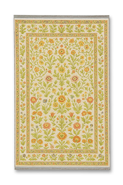 Rugs Modern Halı MOSSO Λευκό Θεματικό Χαλί με Παραδοσιακό Σχέδιο, Υφαντή Βάση...