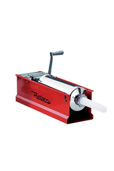 Reber Manual Sausage Filling Machine 8950 N, 5 kg, 2 speeds (Red/Silver)