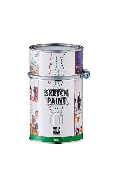 OEM Vopsea Whiteboard, SchetchPaint Alb Lucios, Magpaint, 1 Litru