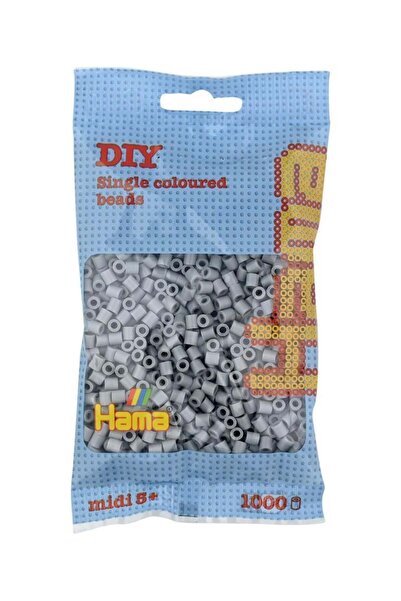 Hama Midi Boncuk 1000'lik - Gri