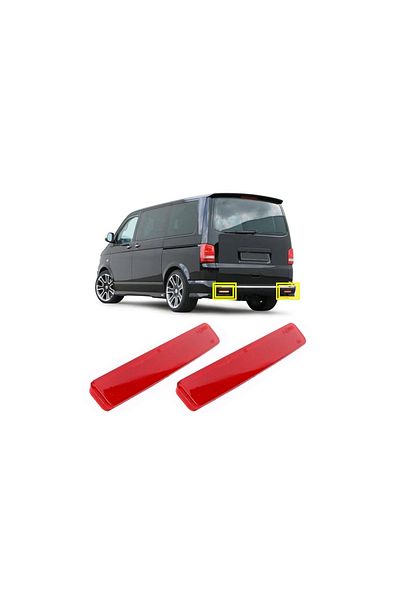 ESAGARAJ Volkswagen Treansporter T5 Bumper Reflector Right Left Set
