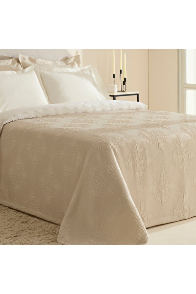 Karaca Home Clare Çift Kişilik 7 Parça Düet Set Ekru