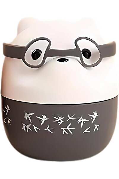 Twisoo صندوق غداء مزدوج الطبقات على شكل دب لطيف - 450 مل، خالٍ من مادة BPA، م...