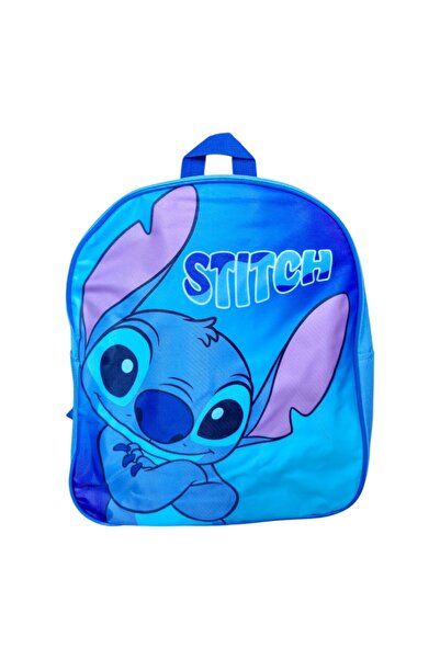 Stitch Παιδικό σακίδιο πλάτης, 30x26x10 cm, ρυθμιζόμενοι ιμάντες, μπλε,