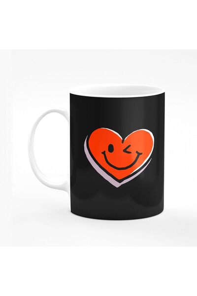 Stylizedd كوب قهوة مطبوع عليه تصميم خاص بمقبض متين، 11 أونصة، أكواب سيراميك ل...