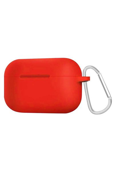 BLUEO Soft silicone case for AirPods Pro 1, Liquid Silicone, Red