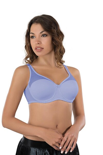 DEFNADA Sutien de strângere din tul căptușit Indigo Mi Emay 167c