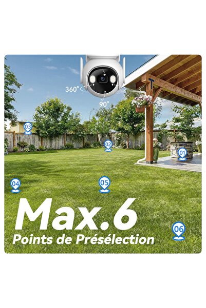 Imou Κάμερα παρακολούθησης Wi-Fi 3MP, 360, μπαταρία 15000mAh, (IPC-K9EP), Λευκό