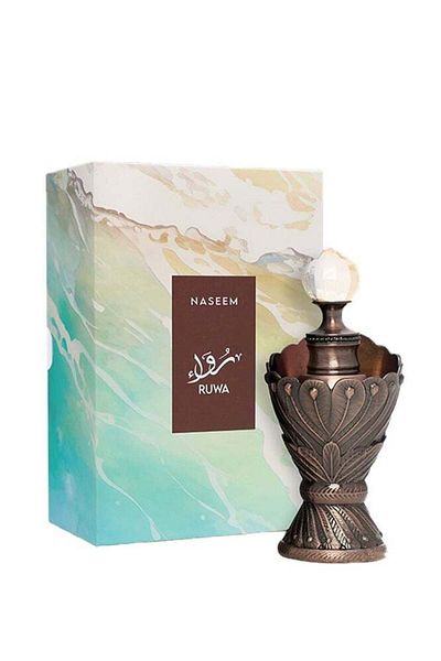 Naseem RUWA Attar Perfume Oil – 6ml Long-Lasting Alcohol-Free Fragrance | Fresh Jasmine & Aldehydes | Uni