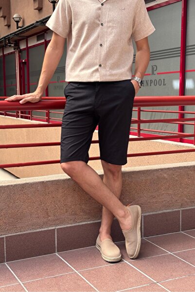 inpool Чоловічі, зручний крій, бавовняні, літні, Old Money Culture, ткані шорти 100