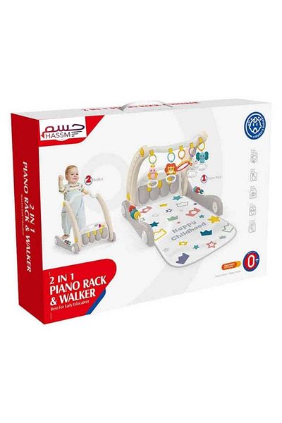 HSM HASSM 2 in 1 Baby Gym Play Mat, Baby Learning Walking Piano Toy, Baby Sports Activity Center, Baby W