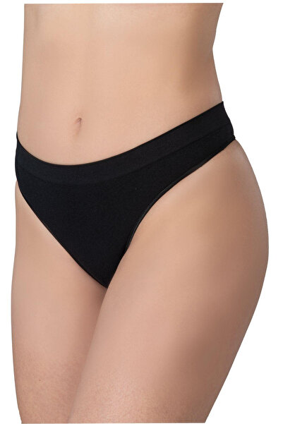 Ayça Μαύρο εσώρουχο Emay 3010 String