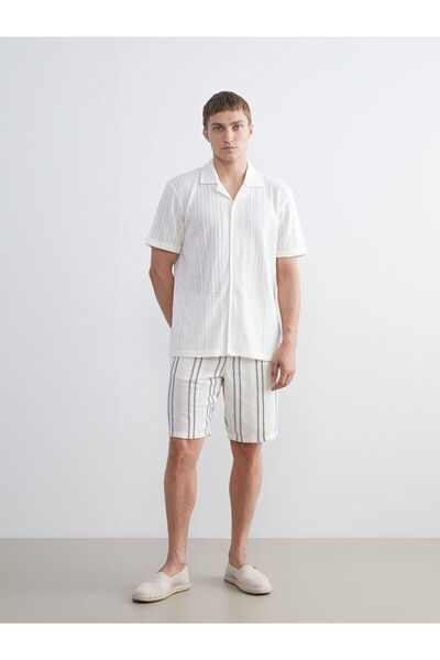 LC Waikiki Standard Fit Striped Men's Shorts