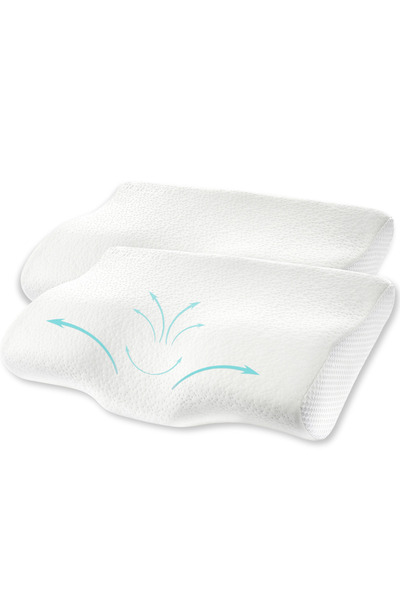 Suporto Set de 2 perne cervicale din spumă cu memorie pentru copii 12-16 ani Suporto 50x30