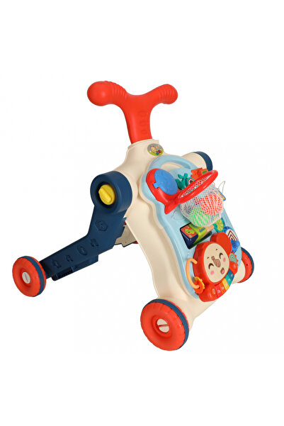 Ikonka Antepremergator multifunctional 5 in 1 cu maner de impins Musical Stroller