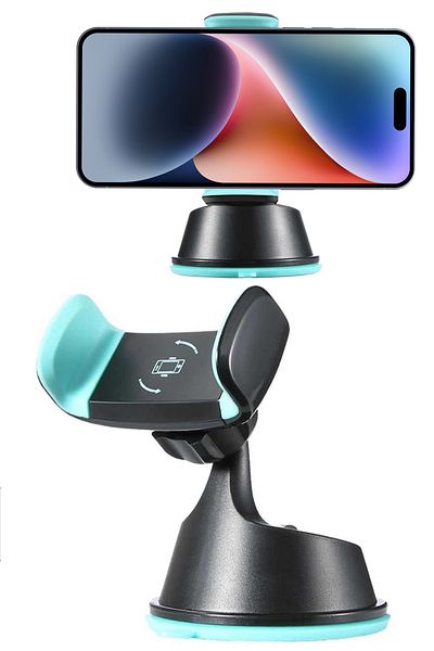 EXENAR Car Phone Holder Mini Size Sticking to the Glass with Suction Cup - Heating Pack Holder