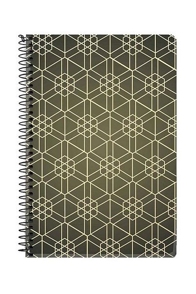 Stylizedd Hexarab A5 Spiral Notebook Multicolour