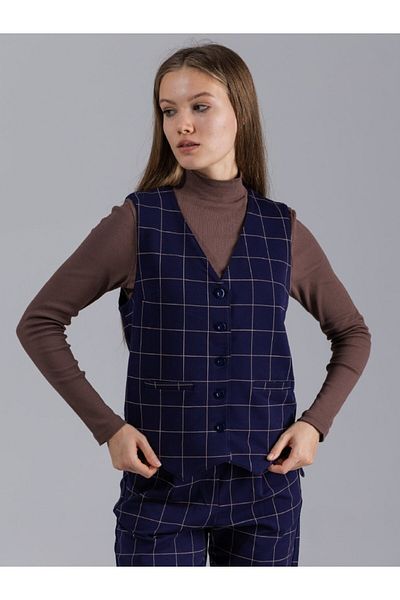 Bumbăcel Women's striped cotton vest
