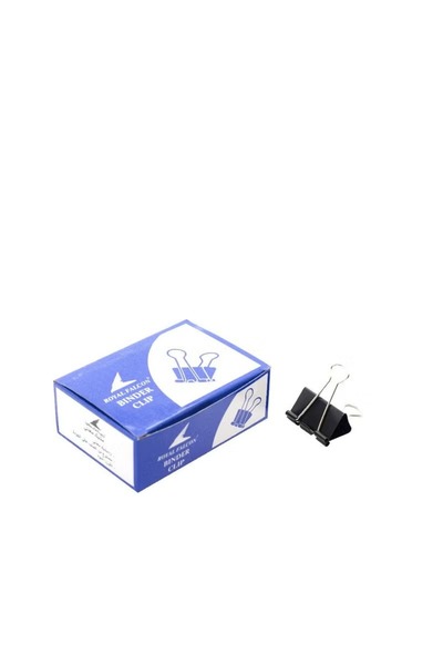 Royal Falcon Binder Clips – 0.75 in (19.05 mm), Paint Coated Black, Strong Grip