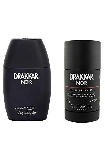 Guy Laroche مجموعة دراكار نوار للرجال EDT 100 مل و Deo Stick 75 جرام