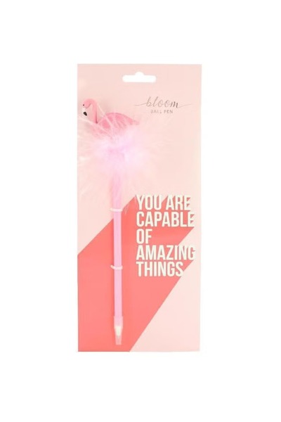 Bloom Topper Flamingo Rollerball Pen – Smooth Ink Flow, Stylish Design