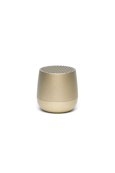 Lexon MINO+ Bluetooth Speaker USB and wireless charging Portable Speaker ABS Soft Gold